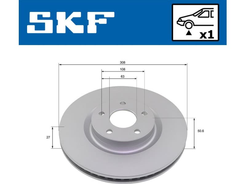 Brake Disc VKBD 81375 V1