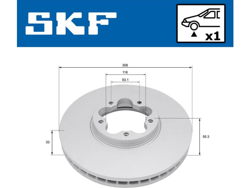 Brake Disc VKBD 81283 V1
