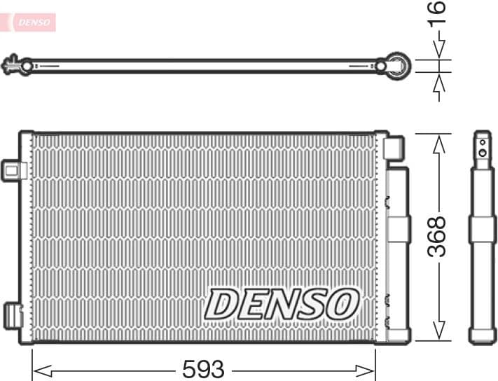 Condenser, air conditioning DCN09147