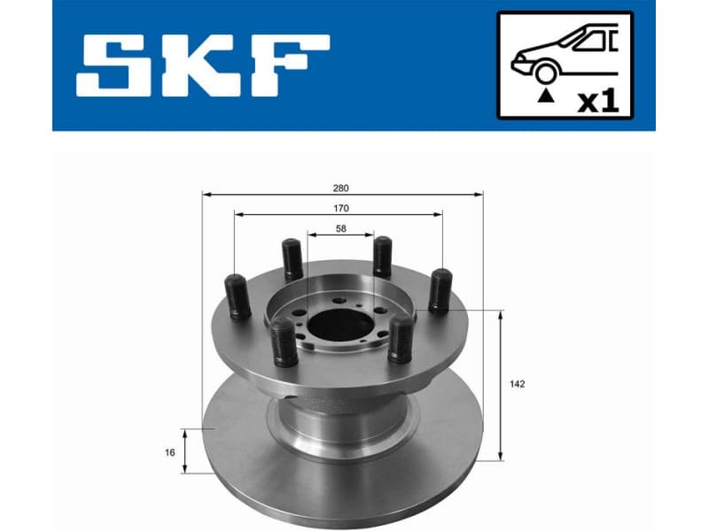 Brake Disc VKBD 80943 S1 - image 2