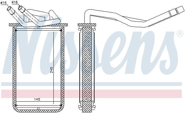 Heat Exchanger, interior heating 71768