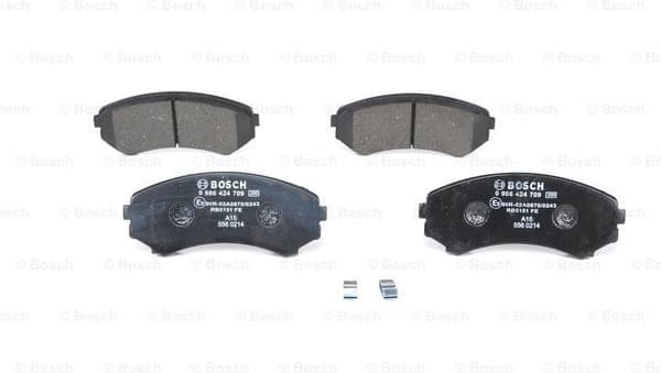 Brake Pad Set, disc brake 0986424709