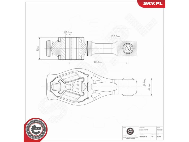 Mounting, engine 75SKV223 - image 4