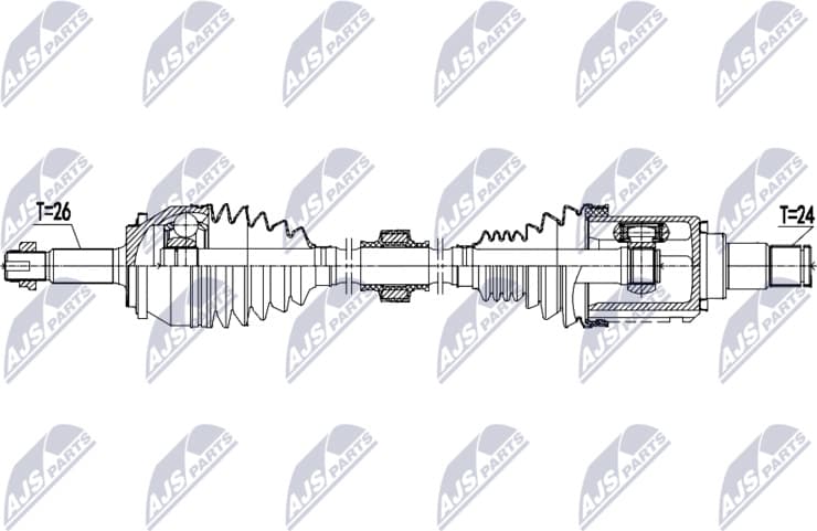 Drive Shaft NPW-TY-235