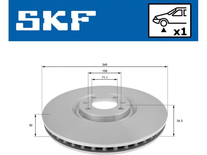 Brake Disc VKBD 81219 V1 - image 2