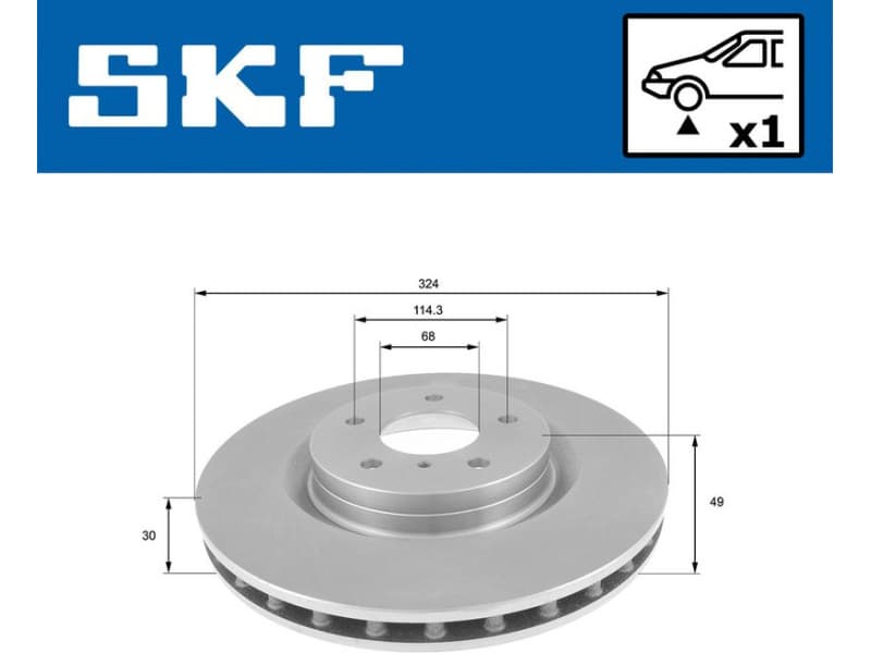Brake Disc VKBD 81116 V1 - image 2
