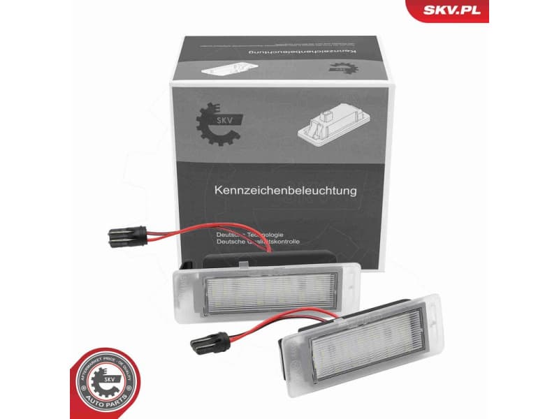 Licence Plate Light 72SKV594