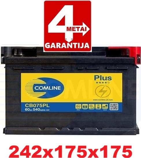 Akumuliatorius COMLINE