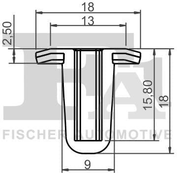 Clip, trim/protection strip 89-60005.5 - image 2
