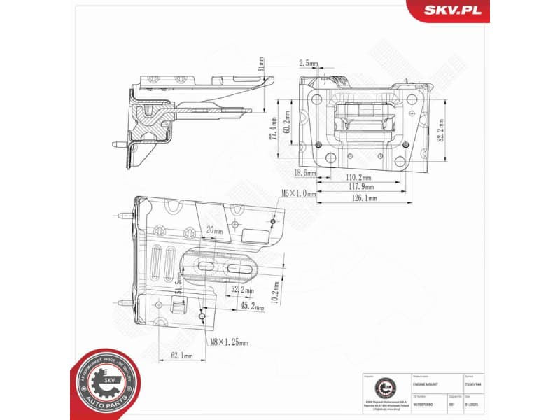 Mounting, engine 75SKV144 - image 6