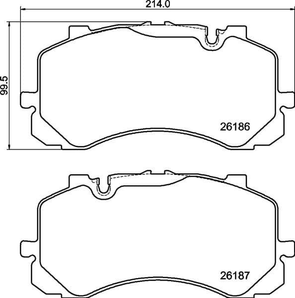 Brake Pad Set, disc brake PRIME LINE P 05 005