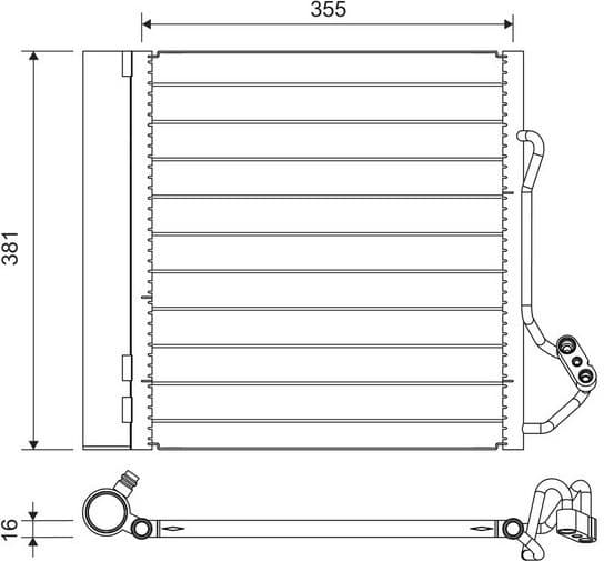 Condenser, air conditioning 822741