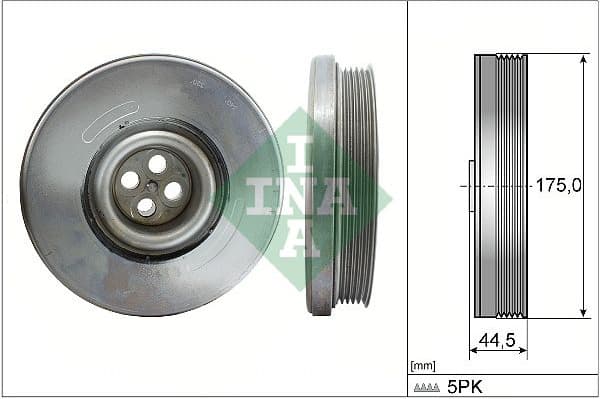 Belt Pulley, crankshaft 544 0604 10
