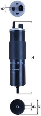 Fuel Filter KL 831/12