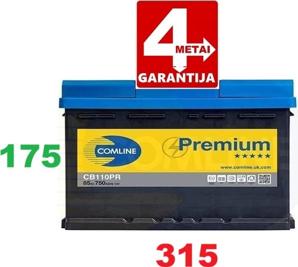 Akumuliatorius COMLINE