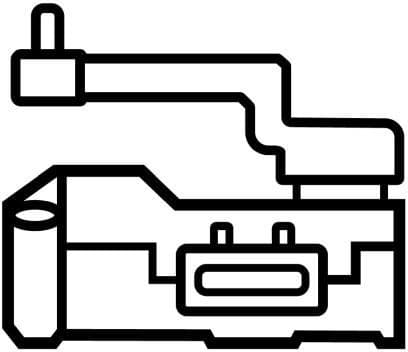 Actuator, blending flap 370011