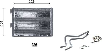 Heat Exchanger, interior heating BEHR AH 327 000S - image 11