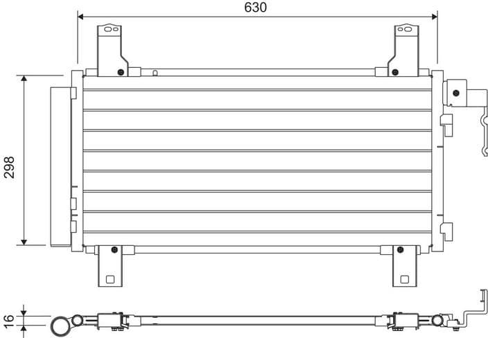 Condenser, air conditioning 822738