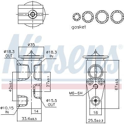 Expansion Valve, air conditioning 999491 - image 6