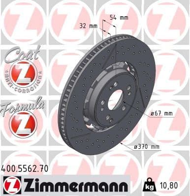 Brake Disc FORMULA Z BRAKE DISC 400.5562.70