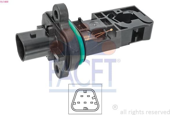 Mass Air Flow Sensor OE Equivalent 10.1469
