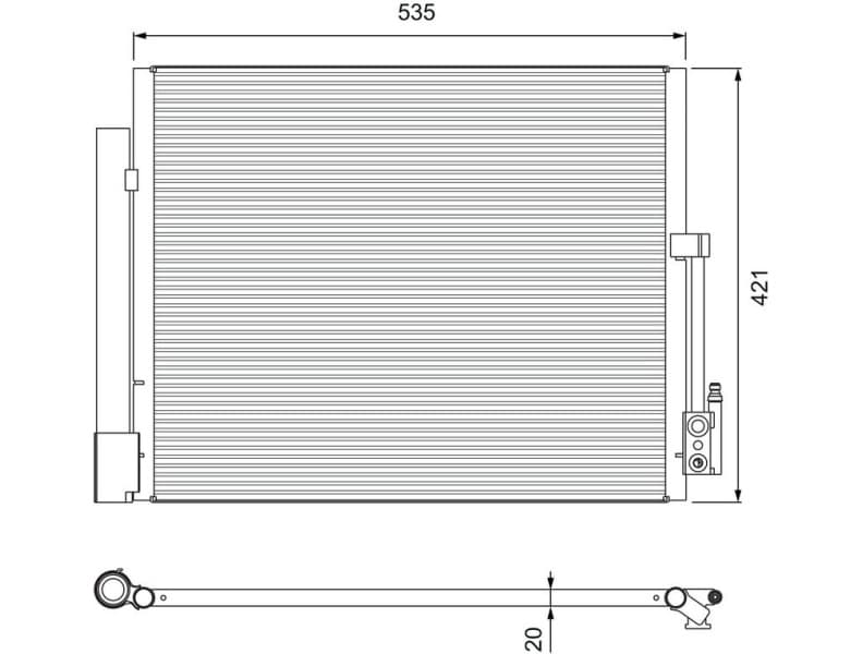 Condenser, air conditioning 814382