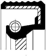 Seal crankshaft front 460 85509B - image 2