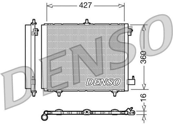 Condenser, air conditioning DCN21009