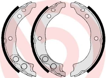 Brake Shoe Set, parking brake ESSENTIAL LINE S61541
