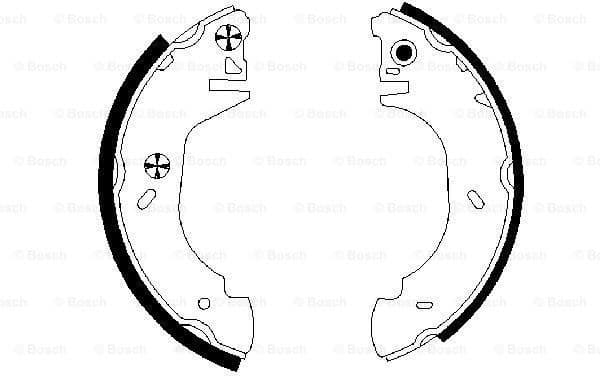 Brake Shoe Set 0986487524 - image 2