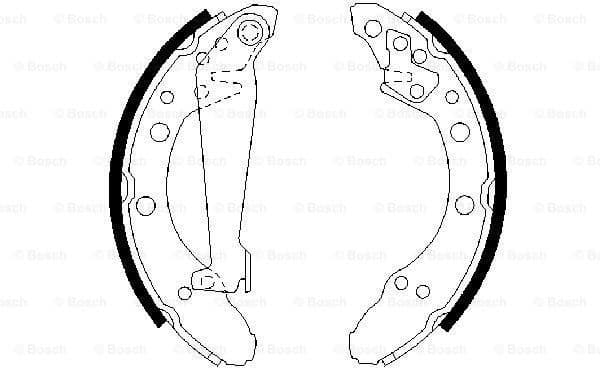 Brake Shoe Set 0986487536