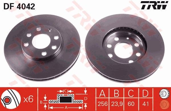 Brake Disc DF4042