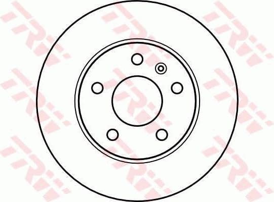 Brake discs kit rear, (2pcs), Top Quality DF4051 - image 3