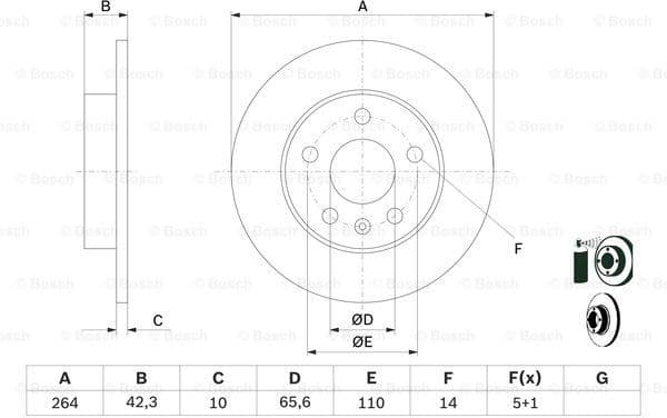 Brake Disc 0986478884 - image 5