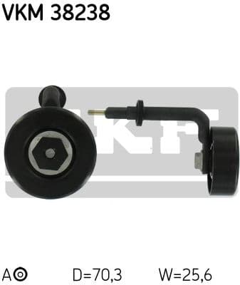 Tensioner belt VKM38238