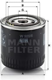 Oil Filter W920/6