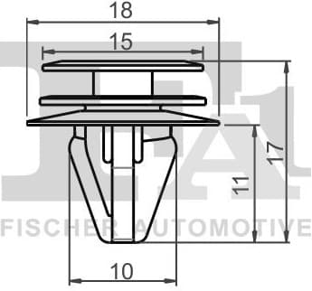 Clip, trim/protection strip 89-40013.5 - image 2