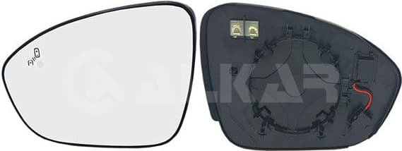 Mirror Glass, exterior mirror 6435207