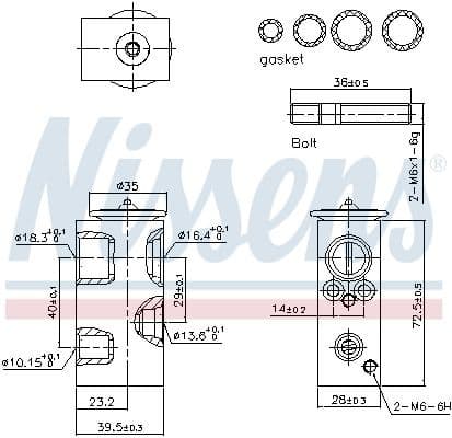 Expansion Valve, air conditioning 999497 - image 6