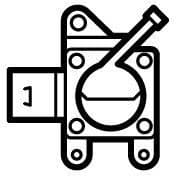 Sensor, exhaust pressure 708107