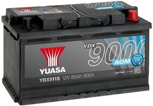 Starter Battery YBX9000 AGM Start Stop Plus Batteries YBX9115