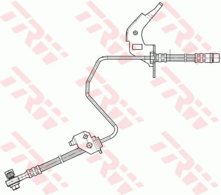 Brake hose rear PHD567 - image 2