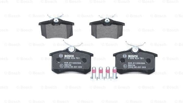 Brake Pad Set, disc brake 0986424751