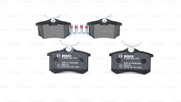 Brake Pad Set, disc brake 0986424751 - image 3