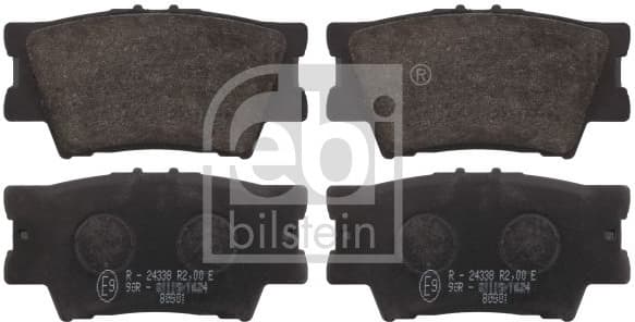 Brake Pad Set, disc brake 16651