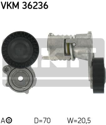 Tensioner belt VKM36236