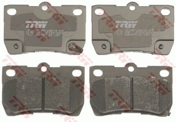 Brake pads rear, Top Quality GDB3399 - image 2