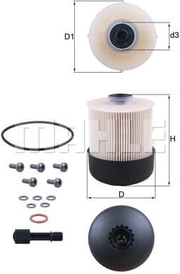 Filter diesel fuel KX338/26D - image 2