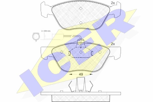 Brake pads front 181125 - image 2