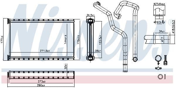 Heat Exchanger, interior heating 707407 - image 7